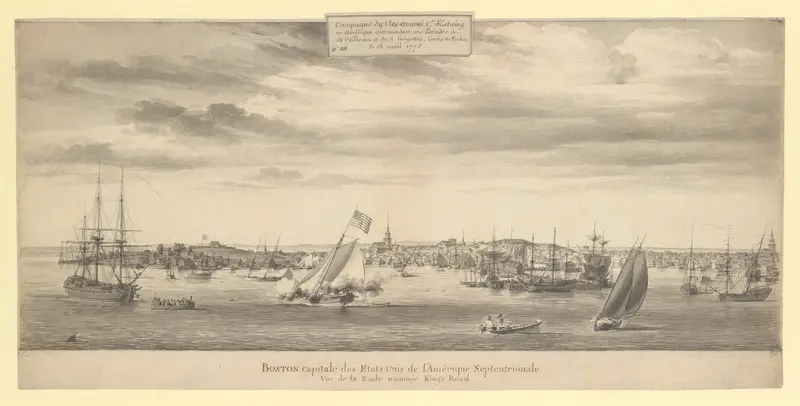 Boston Harbor Wall Art by Pierre Ozanne - High-Resolution Digital Print