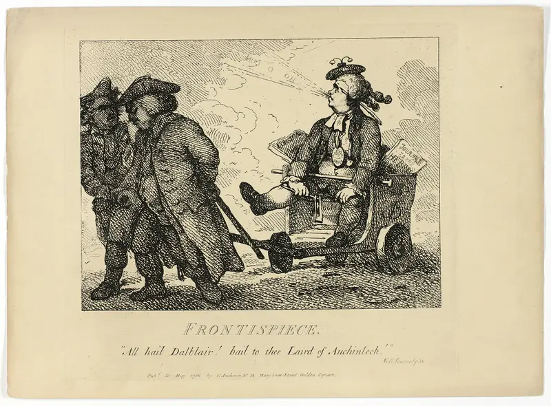 Boswell's Tour of the Hebrides: Frontispiece Wall Art by Thomas Rowlandson - High-Resolution Digital Print