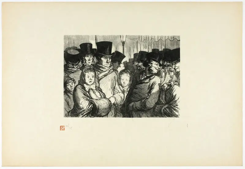Boulevard du Temple à minuit, from Tirage Unique de Trente-Six Bois Wall Art by Charles Maurand - High-Resolution Digital Print