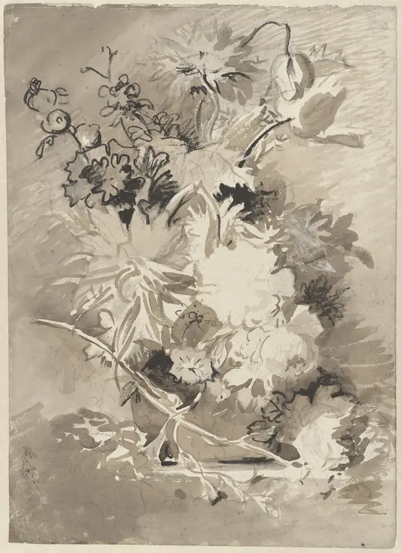 Bouquet Wall Art by Guillaume Anne van der Brugghen - High-Resolution Digital Print