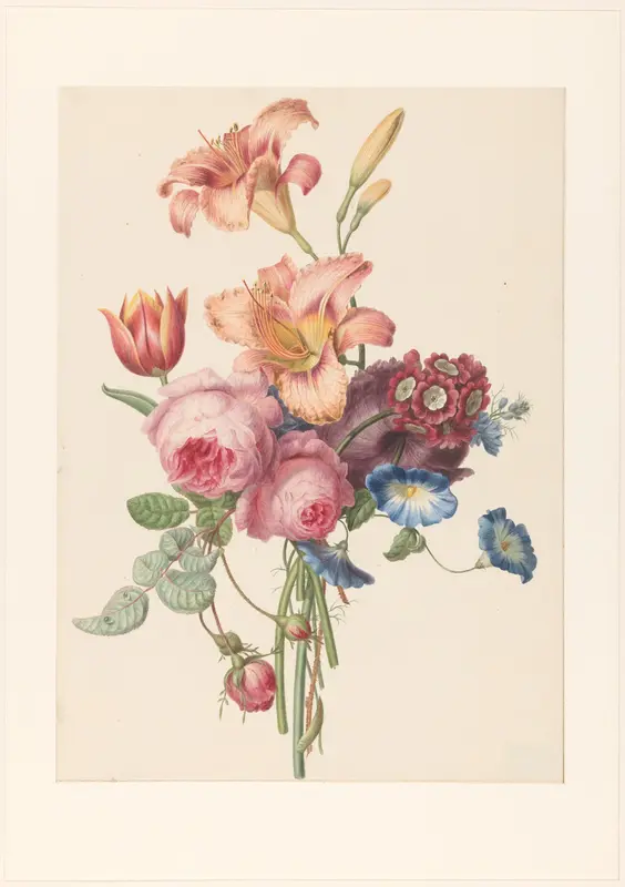 Bouquet Wall Art by Henriëtte Geertruida Knip - High-Resolution Digital Print