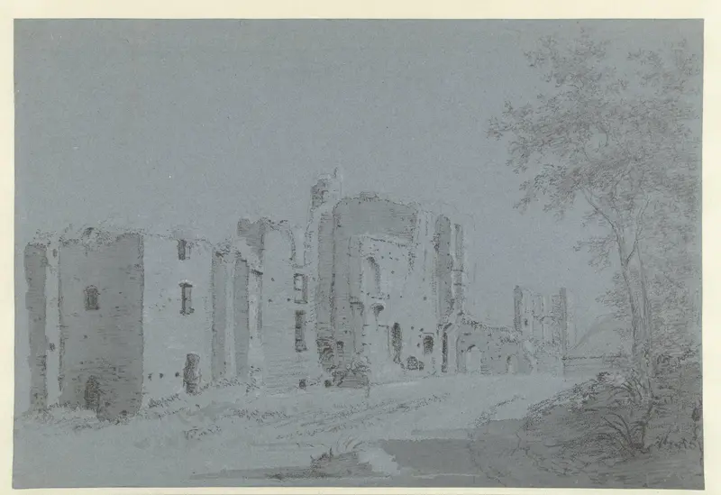 Bouwvallen van het kasteel Brederode Wall Art by Unknown - High-Resolution Digital Print