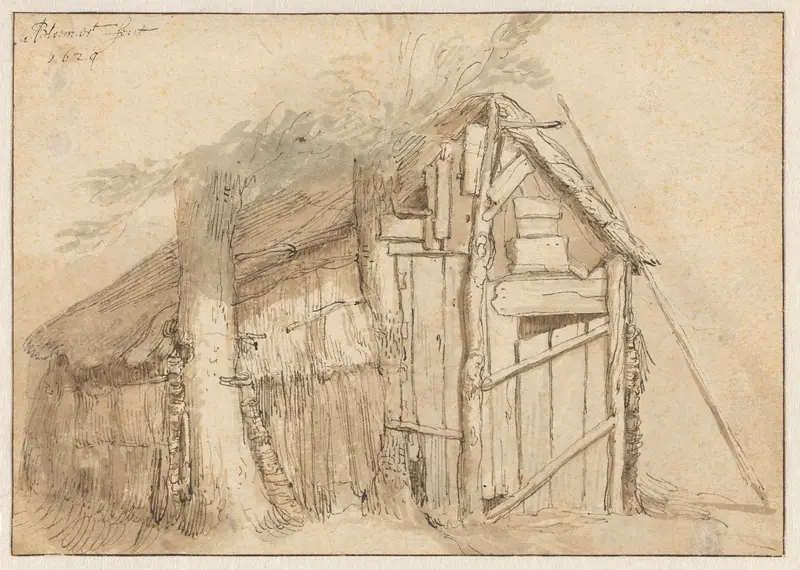 Bouwvallige hut Wall Art by Abraham Bloemaert - High-Resolution Digital Print