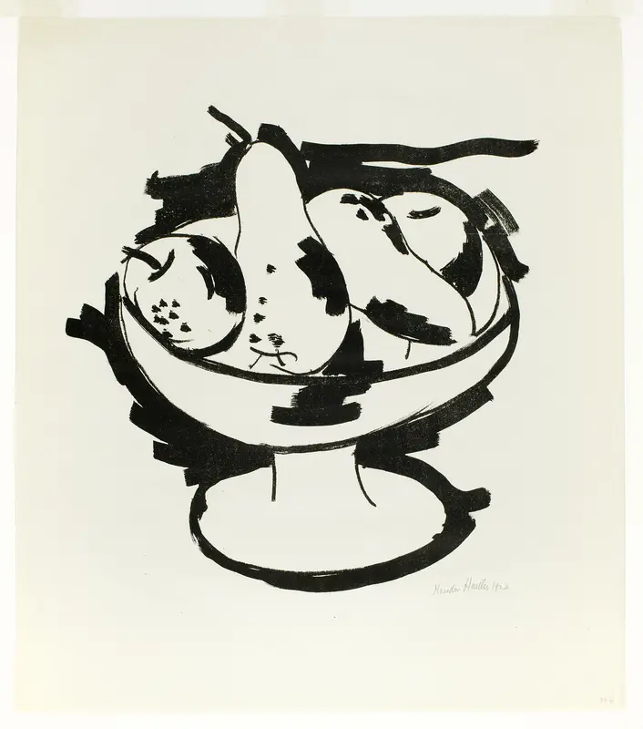 Bowl of Fruit Wall Art by Marsden Hartley - High-Resolution Digital Print