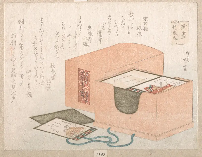Box with Cards for the Poem Card Game