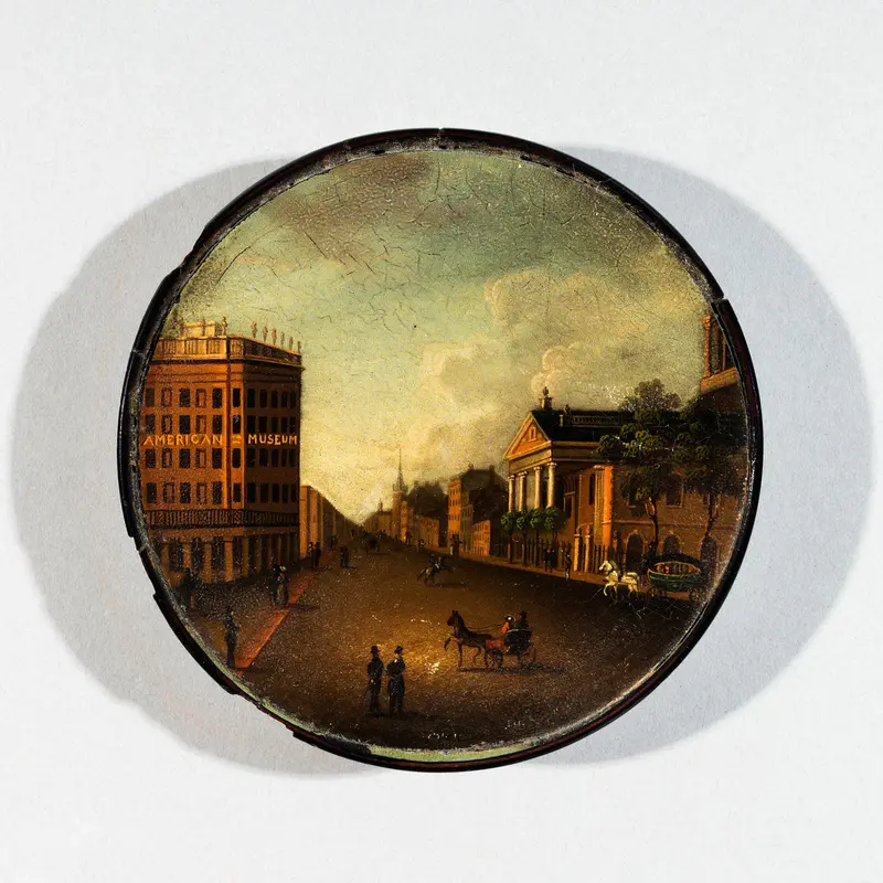 Box with painted lid Wall Art by Hudson River School - High-Resolution Digital Print