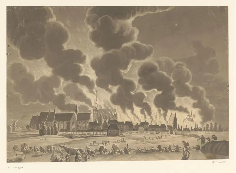 Brand te Hilversum, 1766 Wall Art by Unknown - High-Resolution Digital Print