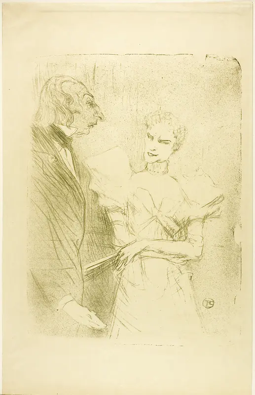 Brandès and Leloir, in Les Cabotins