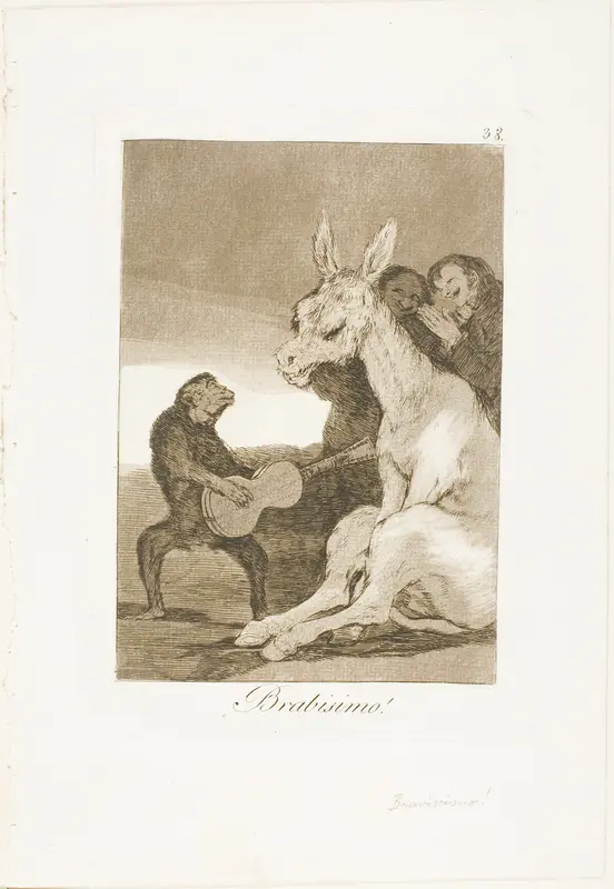 Bravo!, plate 38 from Los Caprichos