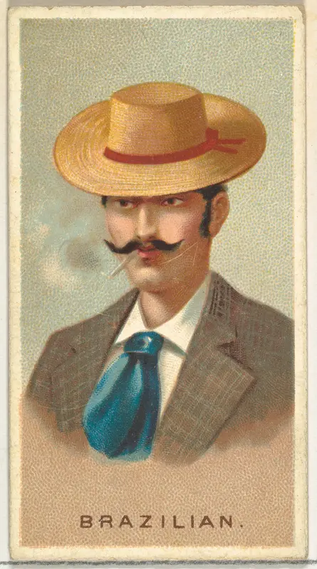 Brazilian, from World's Smokers series (N33) for Allen & Ginter Cigarettes Wall Art by Allen & Ginter - High-Resolution Digital Print