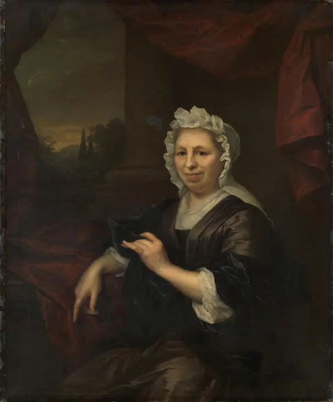 Brechje Hooft (1640-1721). Widow of Harmen van de Poll Wall Art by Unknown - High-Resolution Digital Print