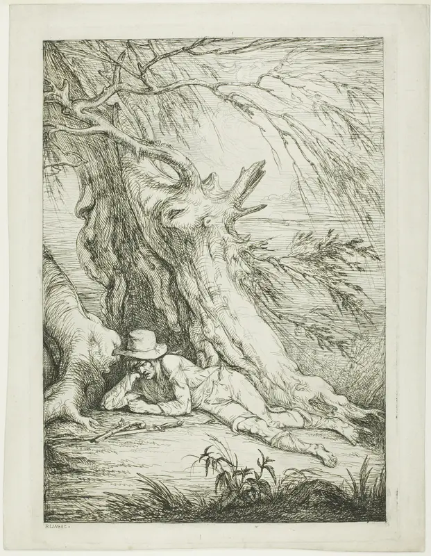 Brigand Lying Under a Tree