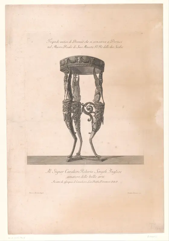 Bronzen tripod Wall Art by Unknown - High-Resolution Digital Print
