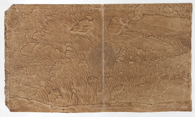 Brown paste paper book cover Wall Art by Anonymous - High-Resolution Digital Print