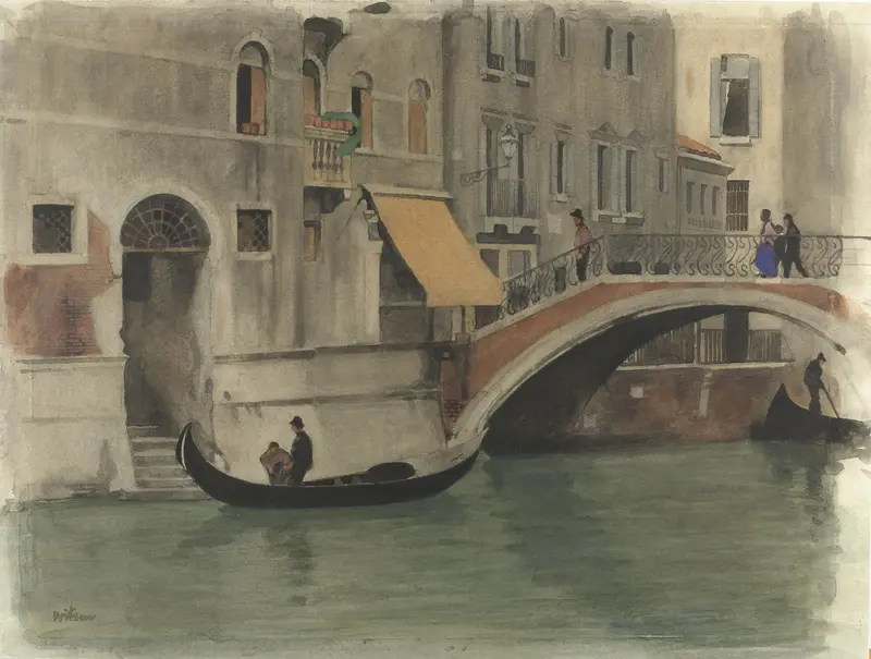 Brug over een kanaal te Venetië Wall Art by Willem Witsen - High-Resolution Digital Print