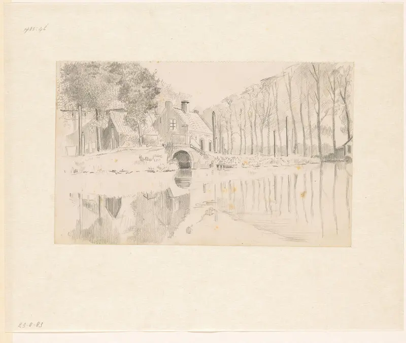 Bruggetje over de Vecht bij Maarssen Wall Art by Otto Verhagen (I) - High-Resolution Digital Print