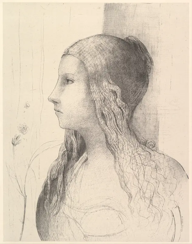 Brunnhilde (The Twilight of the Gods) Wall Art by Odilon Redon - High-Resolution Digital Print