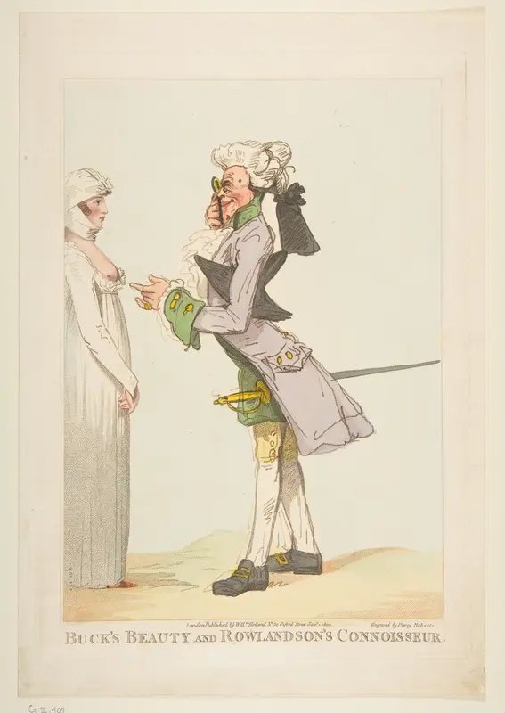Buck's Beauty and Rowlandson's Connoisseur Wall Art by Piercy Roberts - High-Resolution Digital Print