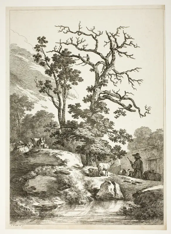 Bucolic Scene Wall Art by Jean Baptiste Huet - High-Resolution Digital Print