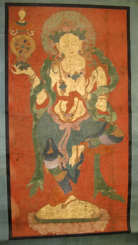 Buddhist Attendant Wall Art by Unknown - High-Resolution Digital Print