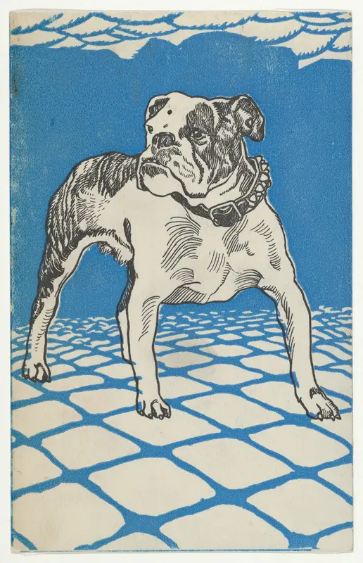 Bulldog Wall Art by Moriz Jung - High-Resolution Digital Print