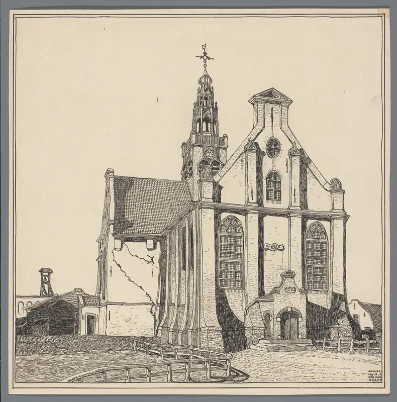 Bullekerk te Zaandam Wall Art by Unknown - High-Resolution Digital Print