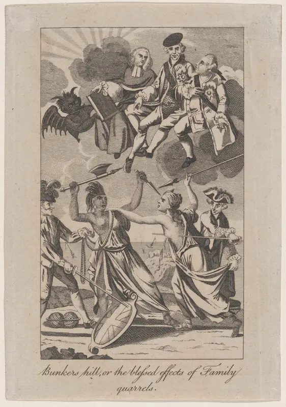 Bunkers Hill, or the Blessed Effects of Family Quarrels Wall Art by Anonymous, British, 18th century - High-Resolution Digital Print