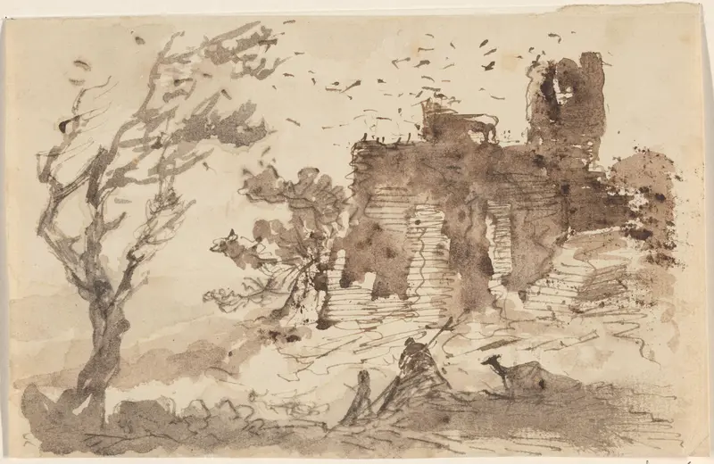 Burchtruïne Wall Art by Unknown - High-Resolution Digital Print