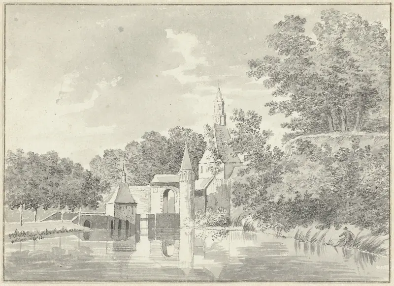 Burensche Poort te Tiel Wall Art by Hendrik Tavenier - High-Resolution Digital Print