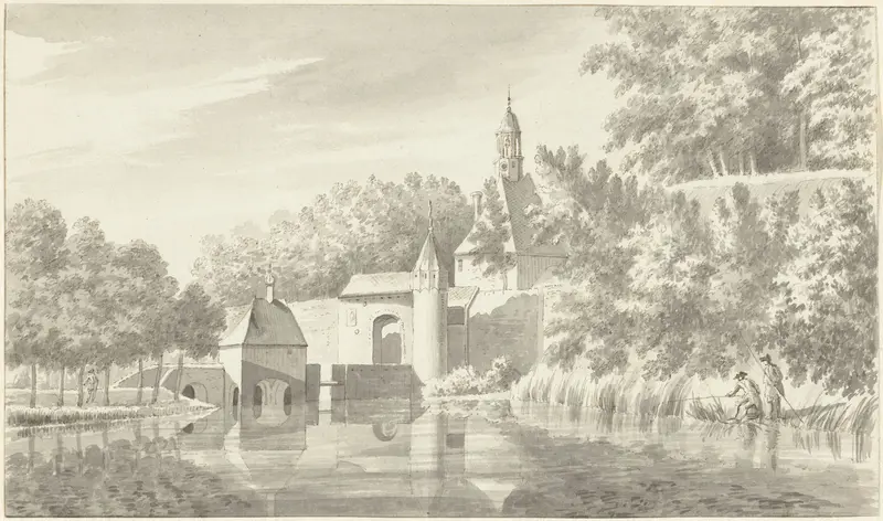 Burense poort te Tiel Wall Art by Hendrik Tavenier - High-Resolution Digital Print