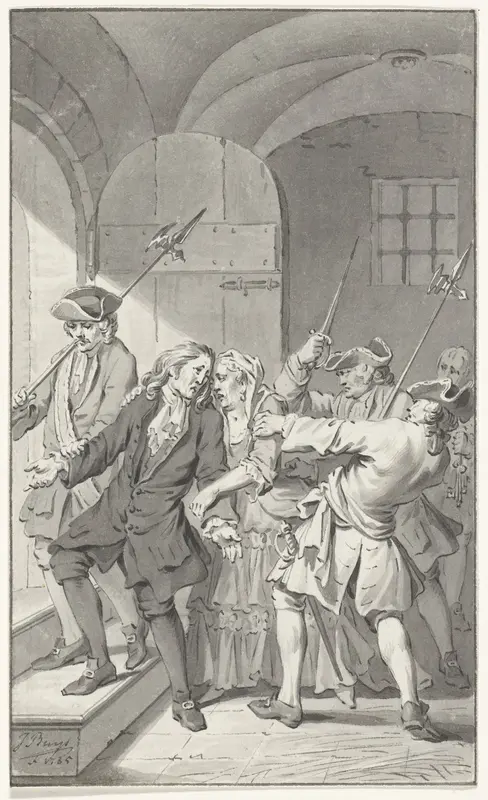 Burgemeester Westerwijk te Goes uit de gevangenis geleid, 1692 Wall Art by Unknown - High-Resolution Digital Print