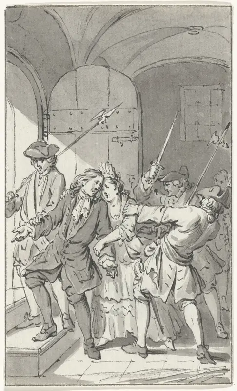 Burgemeester Westerwijk te Goes uit de gevangenis geleid, 1692 Wall Art by Jacobus Buys - High-Resolution Digital Print