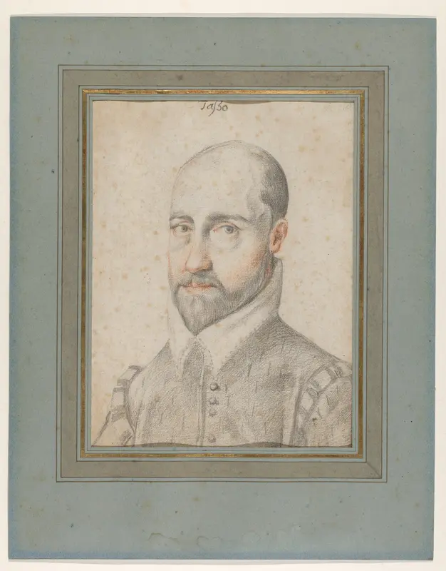 Bust-length Portrait of Torquato Tasso Wall Art by Federico Zuccaro (Zuccari) - High-Resolution Digital Print