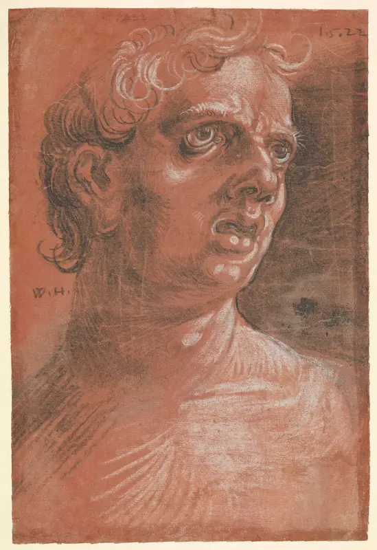 Bust of a Man Wall Art by Wolfgang Huber - High-Resolution Digital Print