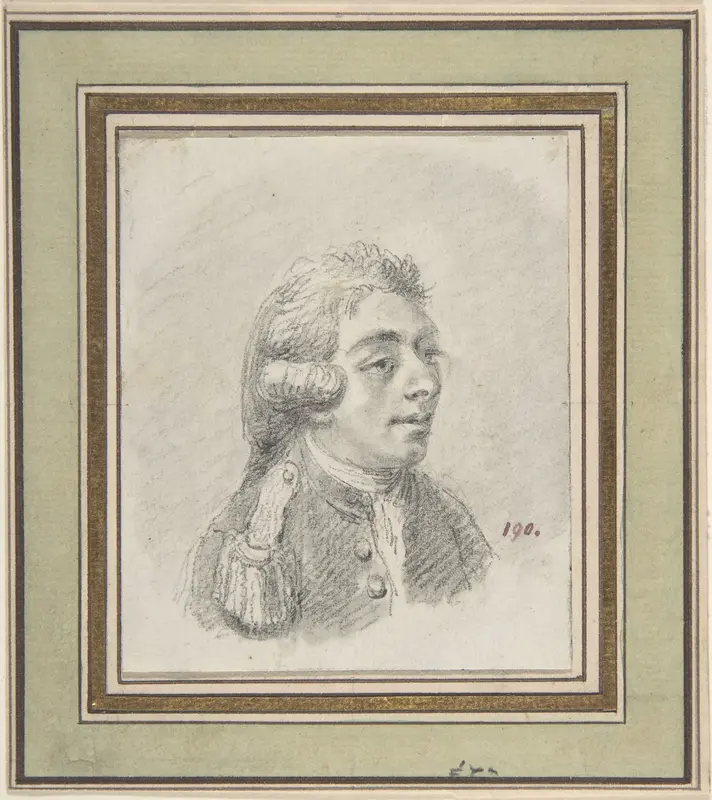 Bust of a Man Facing Right Wall Art by Unknown - High-Resolution Digital Print