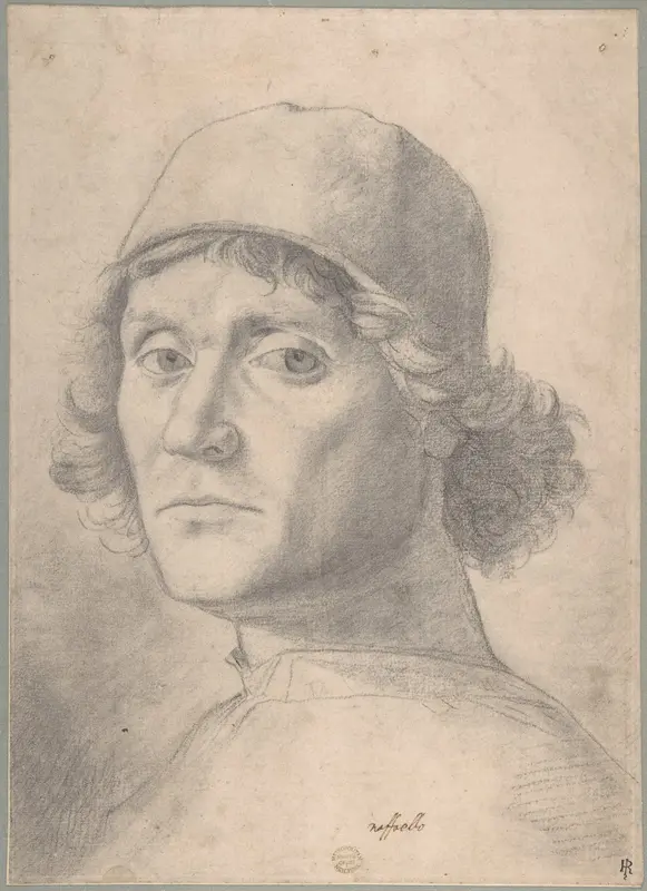 Bust of a Man, His Gaze Directed Toward the Spectator Wall Art by Anonymous, Italian, 16th century - High-Resolution Digital Print