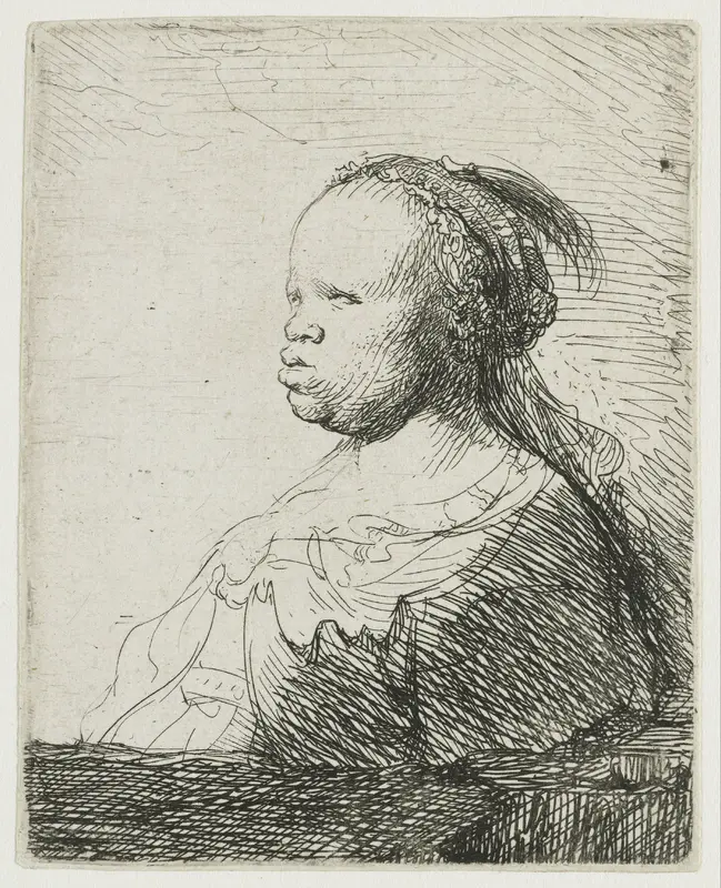 Bust of an African woman Wall Art by Unknown - High-Resolution Digital Print