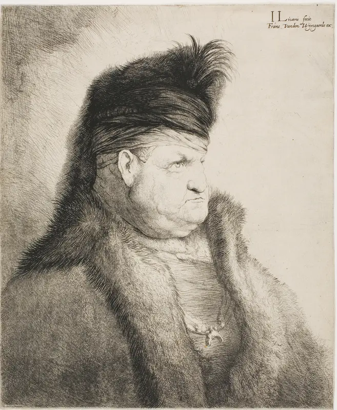 Bust of an Oriental Man Wall Art by Jan Lievens - High-Resolution Digital Print