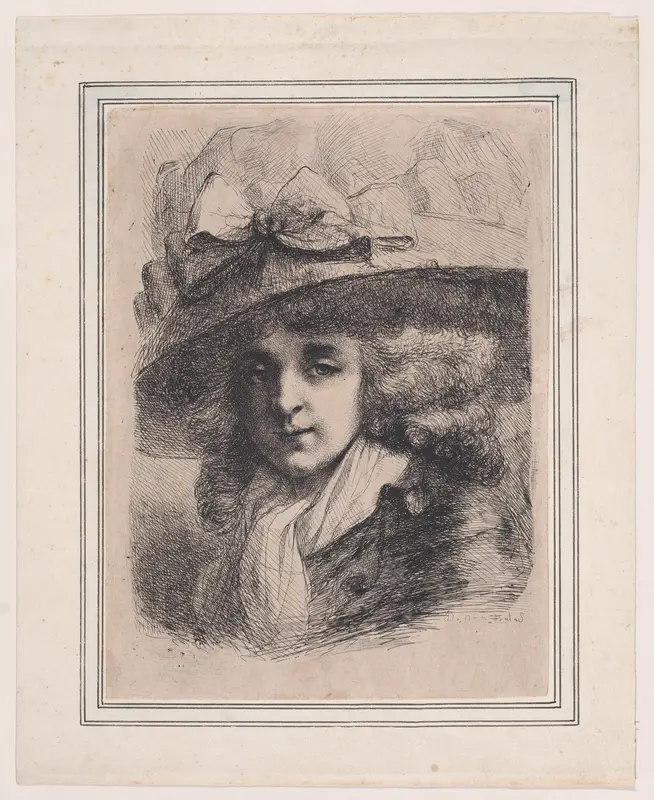 Bust of Mme Mosion Wall Art by Baron Dominique Vivant Denon - High-Resolution Digital Print