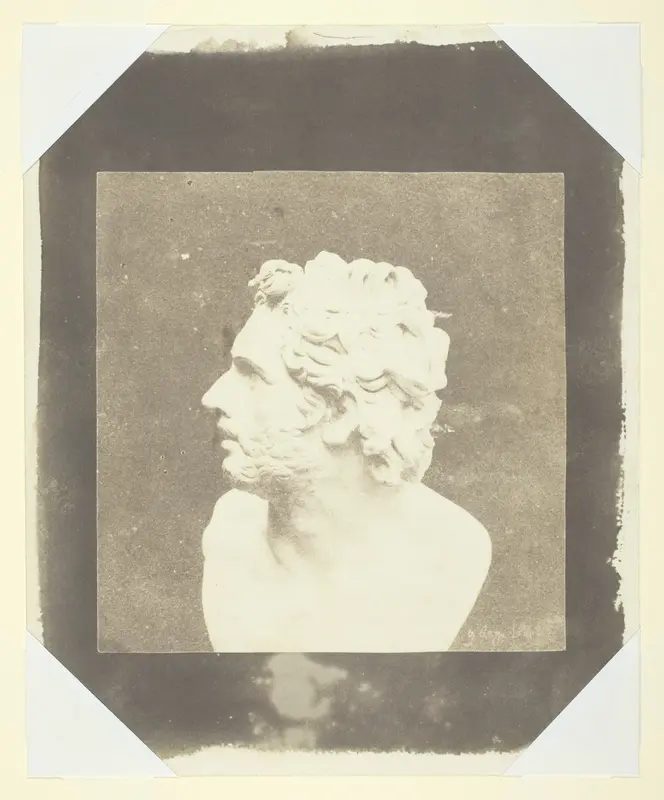 Bust of Patroclus Wall Art by William Henry Fox Talbot - High-Resolution Digital Print