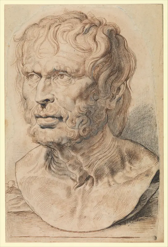 Bust of Pseudo-Seneca Wall Art by Peter Paul Rubens - High-Resolution Digital Print