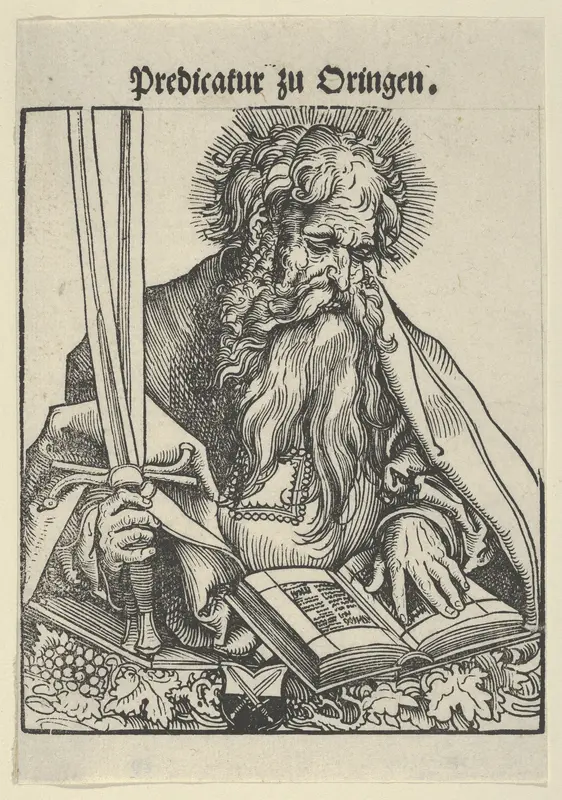 Bust of St. Paul, from the Wittenberg Reliquaries Wall Art by Lucas Cranach the Elder - High-Resolution Digital Print