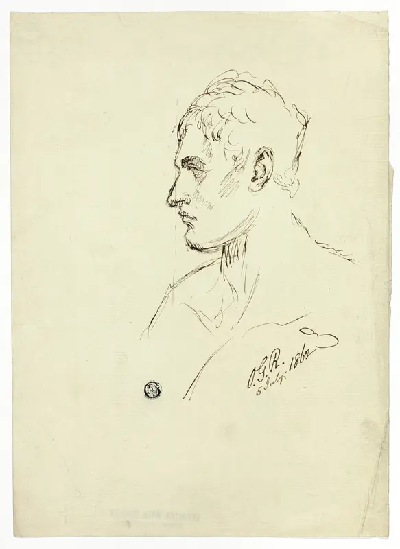 Bust of Young Man in Profile Wall Art by Unknown artist - High-Resolution Digital Print