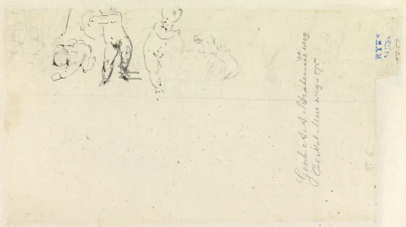 Buste op piedestal met drie putti Wall Art by Jacob de Wit - High-Resolution Digital Print