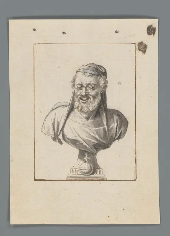 Buste van Democritus Wall Art by Unknown - High-Resolution Digital Print