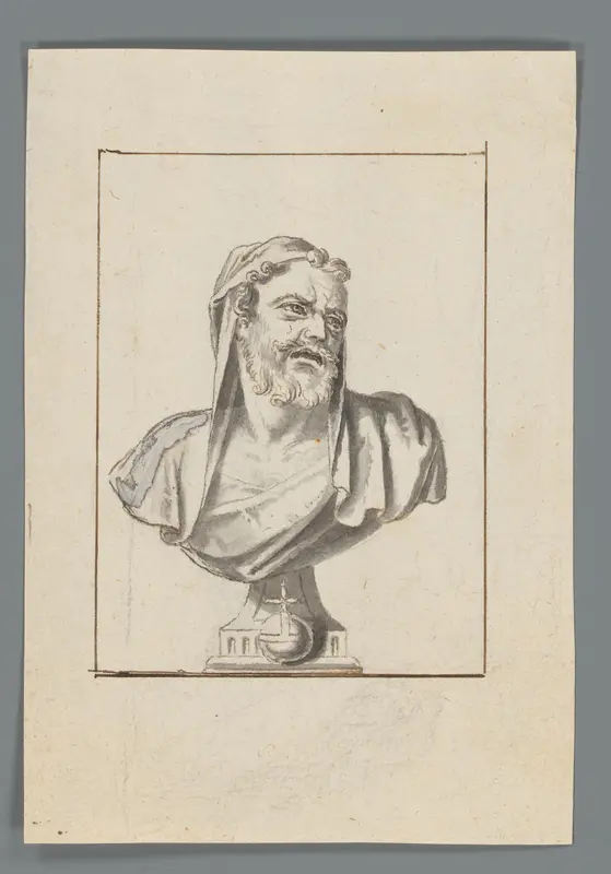 Buste van Heraclitus Wall Art by Unknown - High-Resolution Digital Print