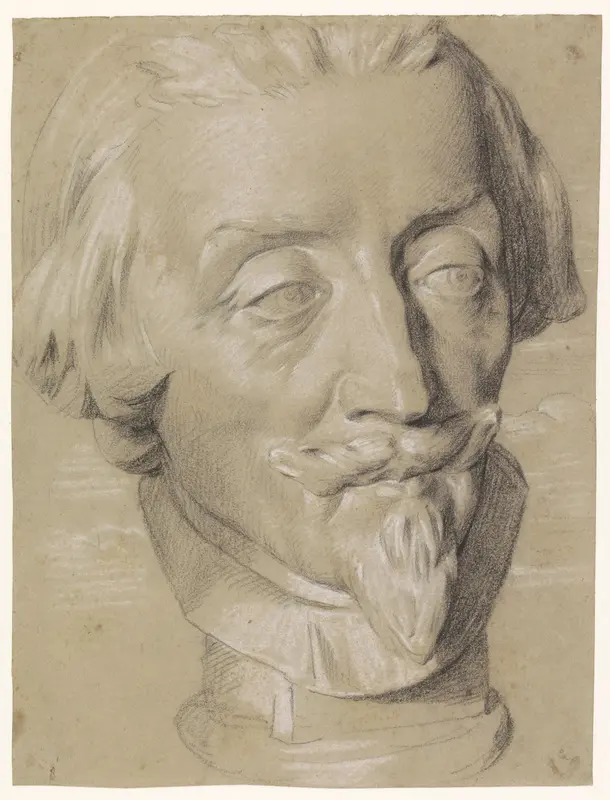 Buste van kardinaal Richelieu Wall Art by anonymous - High-Resolution Digital Print