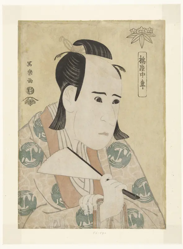 Busteportret van Ichikawa Yaozo III Wall Art by Unknown - High-Resolution Digital Print
