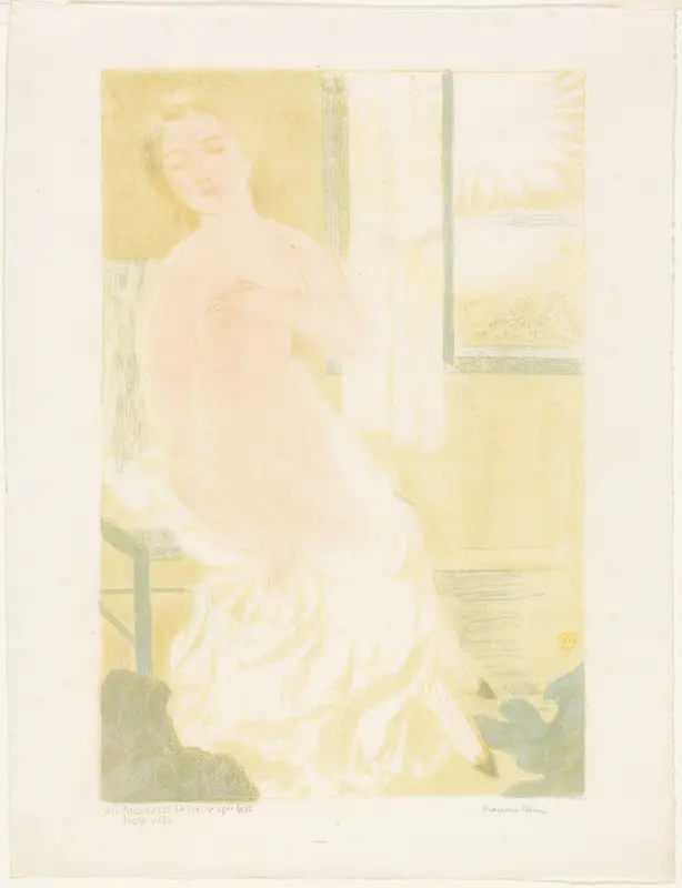 But It is the Heart That Beats Too Quickly, plate twelve from Love Wall Art by Maurice Denis - High-Resolution Digital Print