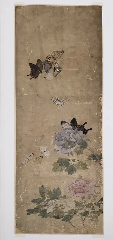Butterflies and Peonies Wall Art by Nam Gye-u - High-Resolution Digital Print